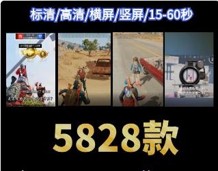 抖音快手吃鸡(绝地求生+和平精英)短视频素材