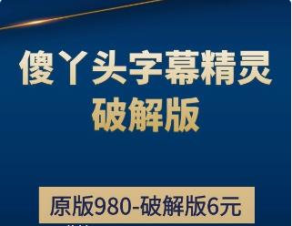 傻丫头字幕精灵破解版下载