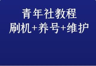 青年社-刷机+养号+账号维护8月23日