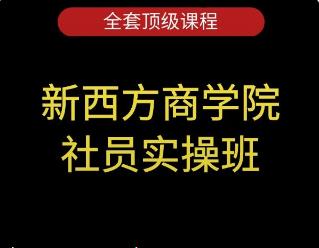 新西方商学院社员实操班