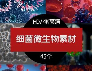 病毒病菌疾病感染细胞=视频素材