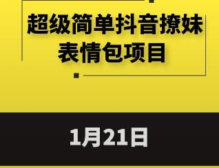 超级简单抖音撩妹表情包项目