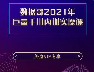 数据哥-巨量千川内训实操课